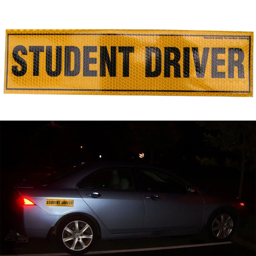 1 шт. съемные Светоотражающие магнитные студенческие водительские автомобильные
