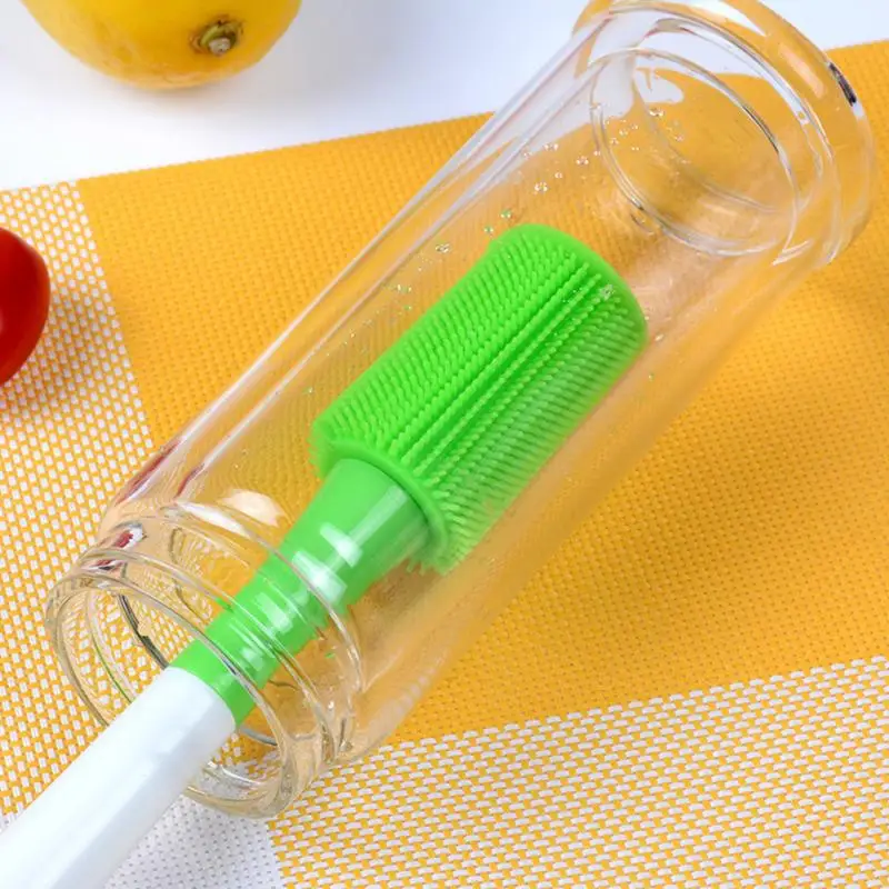 1 шт. Портативный Кухня щетка для мытья силиконовый гибкий инструмент очистки |