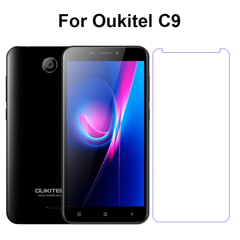2 шт. ультратонкое 0 3 мм Взрывобезопасное закаленное стекло для Oukitel C9 фотопленка
