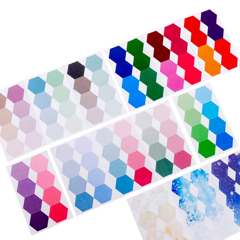 Creative Gradient Color Index Classification Sticker Marker Label | Канцтовары для офиса и дома
