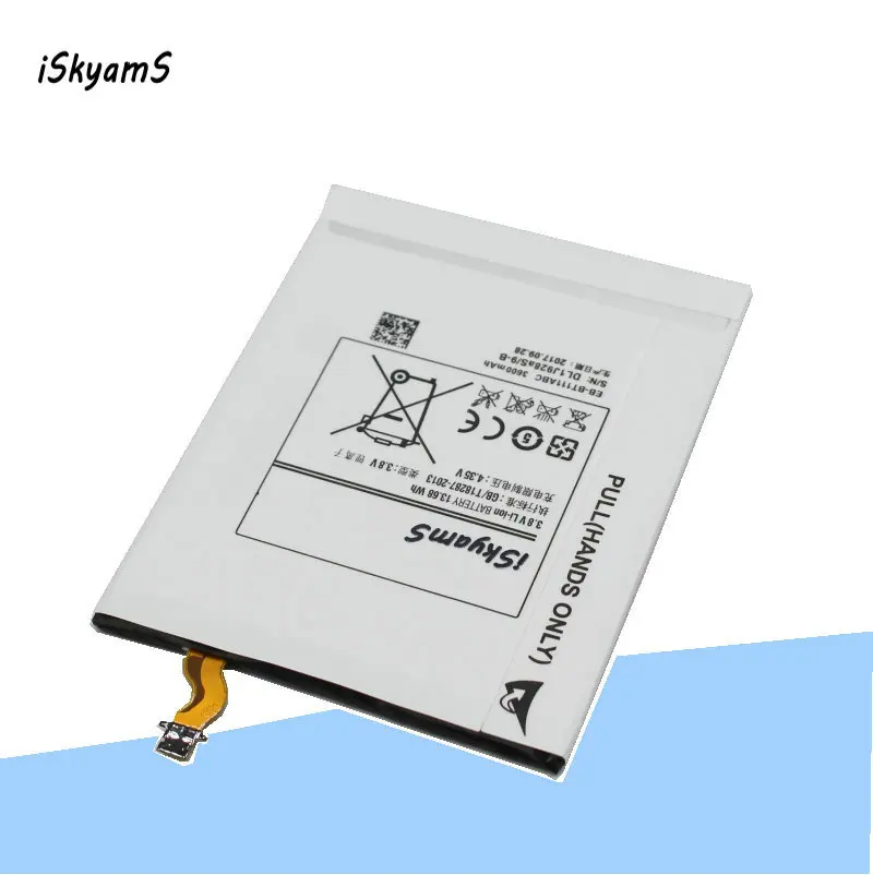 Iskyams 1x3600 мА/ч, EB-BT111ABC Замена Батарея для Samsung Galaxy Tab 3 Lite " SM-T110 T111 T113 T110