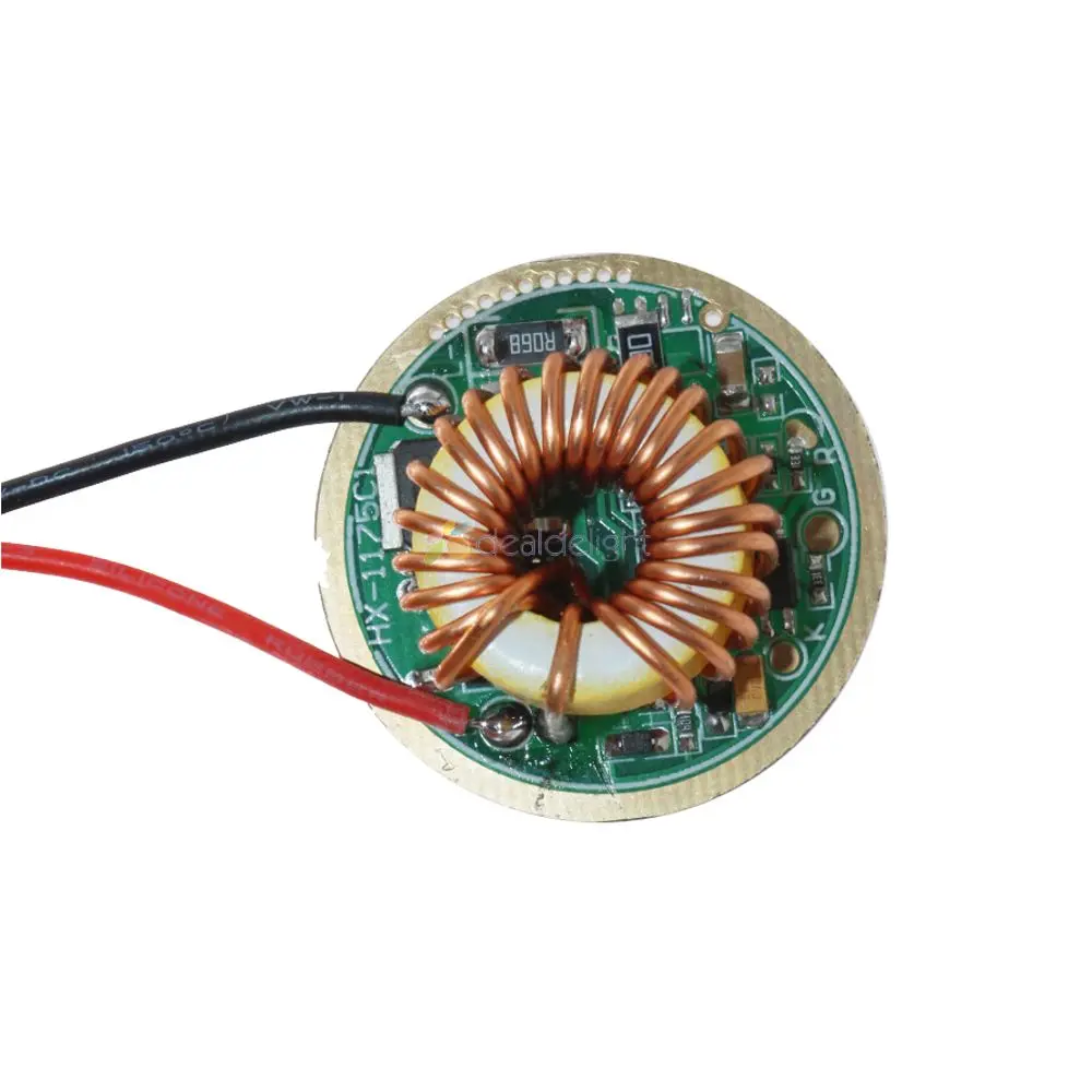 Светодиодный драйвер высокой мощности 32 мм 5 режимов вход постоянного тока 7 15 в