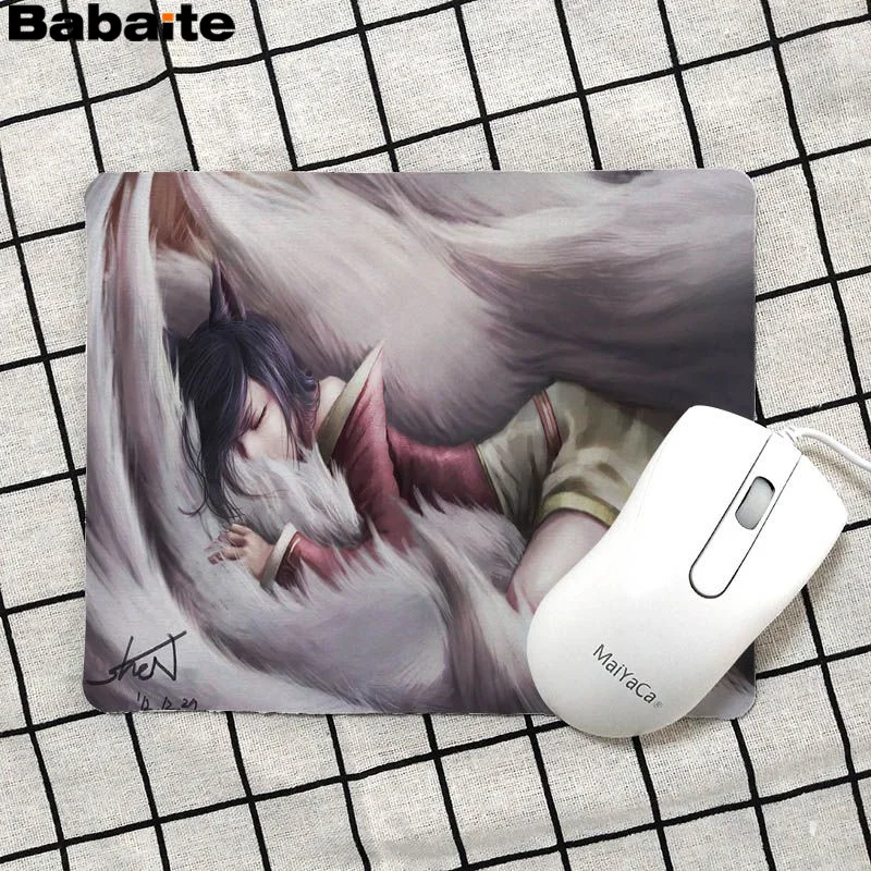 Babaite Лидер продаж Ahri League Of Legends красивый коврик для мышки в стиле аниме оптовая
