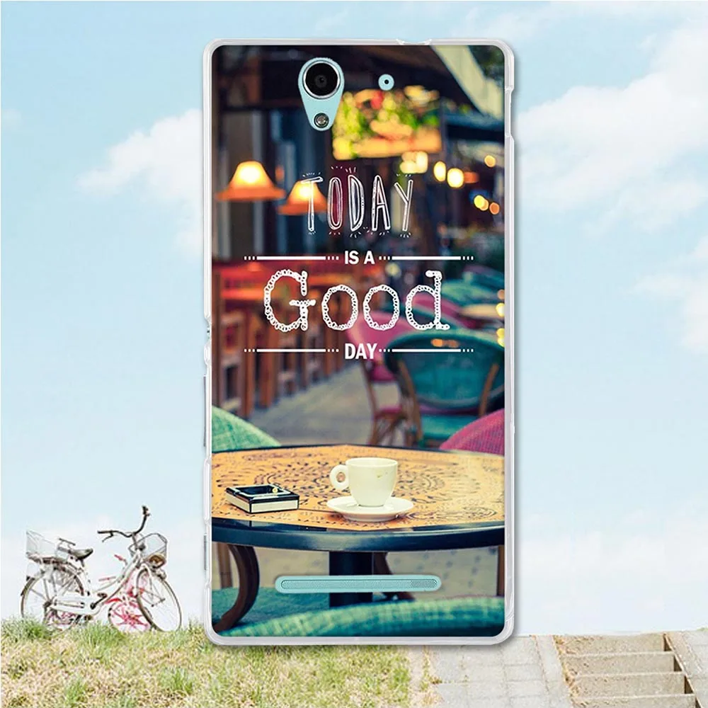 ТПУ мягкий чехол для флип sony Xperia C3 чехол для телефона D2533/C3 Dual D2502 coque fundas чехол с изображением животных для sony c3 - Цвет: 23