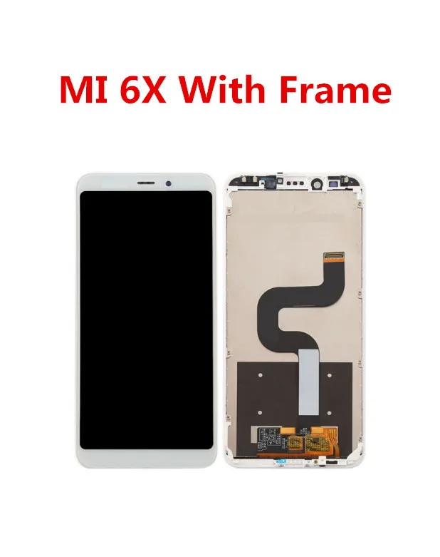 ЖК экран и дигитайзер полная сборка с рамкой для Xia mi 6X5 99 дюймов дисплей +