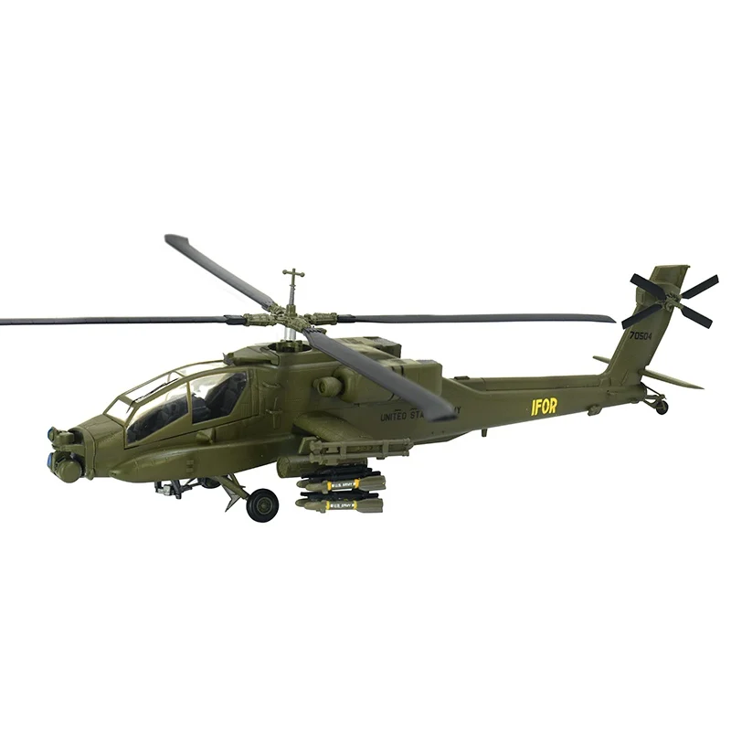 Модель самолета Апачи готовая к сборке масштаб 1/72 | Игрушки и хобби
