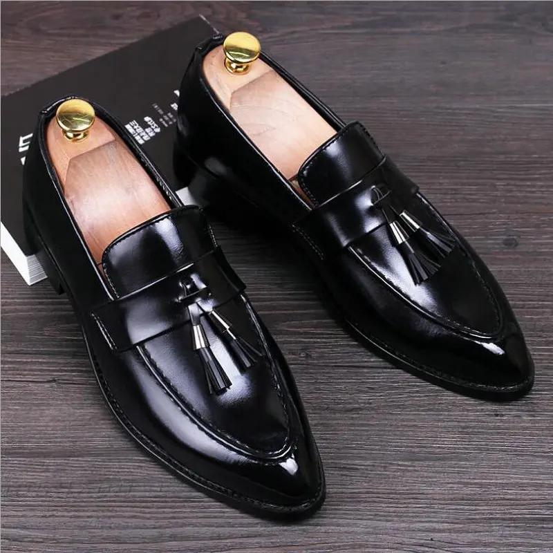 Брендовые мужские официальные туфли на плоской подошве модные оксфорды броги с