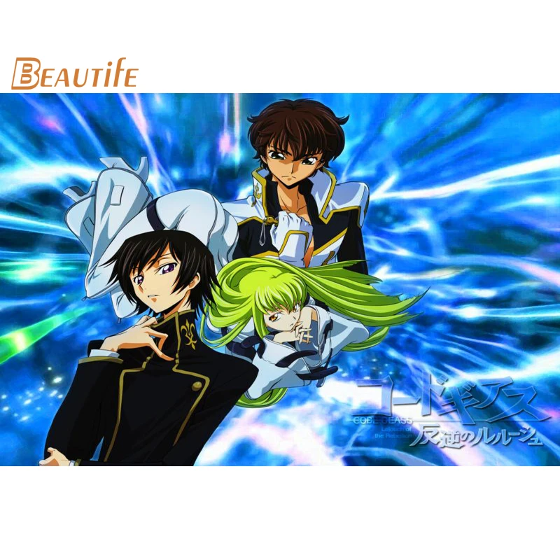 Новое поступление плакат Lelouch мятежа Шелковый украшение для дома настенная
