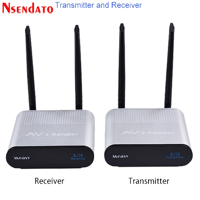 Measy AU680 749~ 770 МГц 100 м/аудио преобразователь Wi-Fi футов беспроводной передатчик приёмник 330 Extender адаптер для ПК DVD Mic усилители домашние - Color: 1TX 1RX