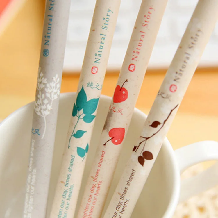 10 шт./лот новинка гелевая ручка в виде симпатичных листов конфетных цветов