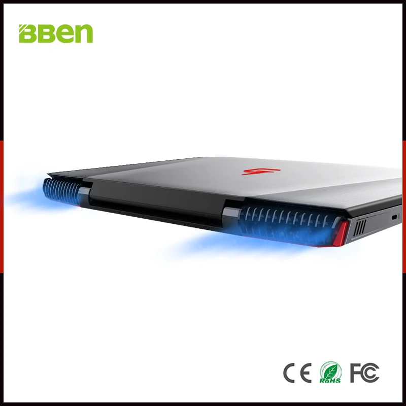Игровой ноутбук BBEN G16 15 6 дюйма Windows 10 Nvidia GTX1060 GDDR5 Intel i7 7700HQ 16 ГБ ОЗУ M.2 SSD IPS RGB