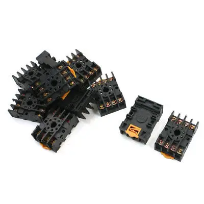 10 шт. PF-085A 10A 250VAC 8 Pin DIN рейку MK2 серии основание релейного разъема