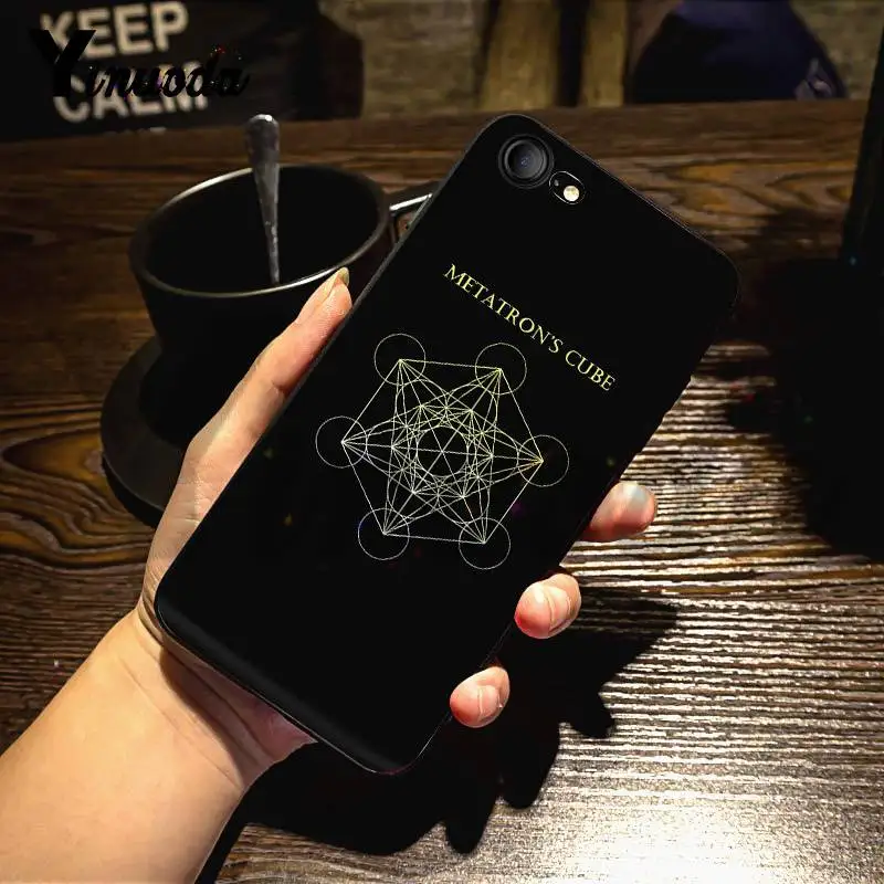 

Yinuoda Metatron Array Luxury High-end Protector Phone Case for iPhone 7 X 6 6S 8 Plus X 5 5S SE XS XR 11 11pro 11promax