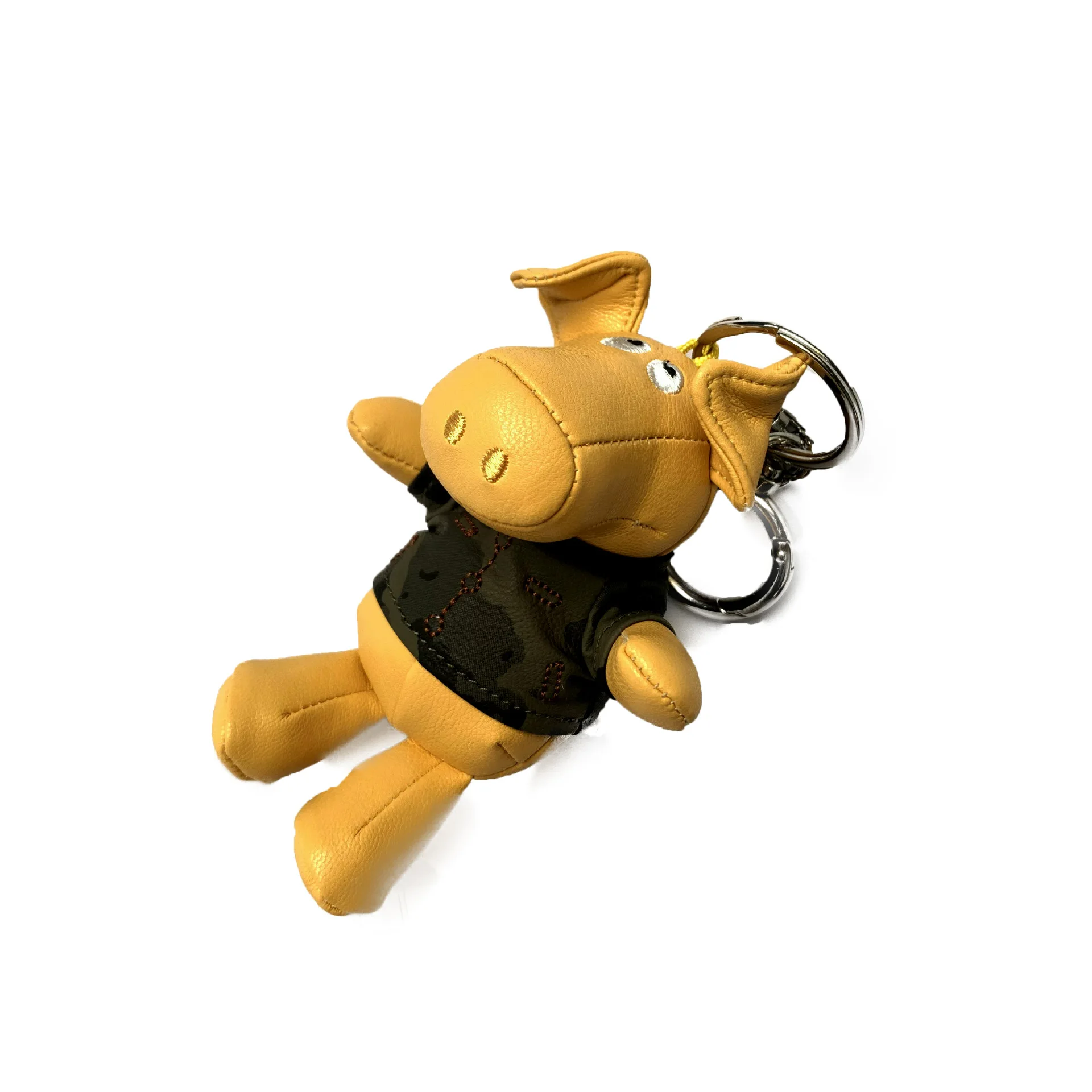 

small leather hippo pendant multicolor PU DIY handbag ornament bag accessories cute animal phone decor chain