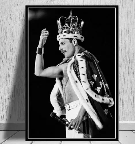 Художественный постер Queen Freddie Mercury постеры Rhapsody в богемном стиле и искусство на