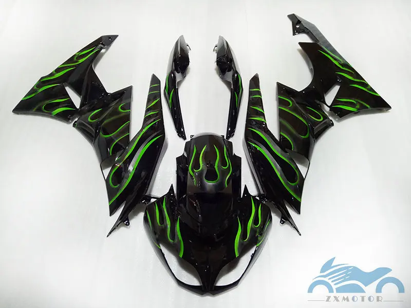 Пользовательские обтекатели комплект для KAWASAKI Ninja ZX6R 2009 2010 2011 2012 ABS спортивные