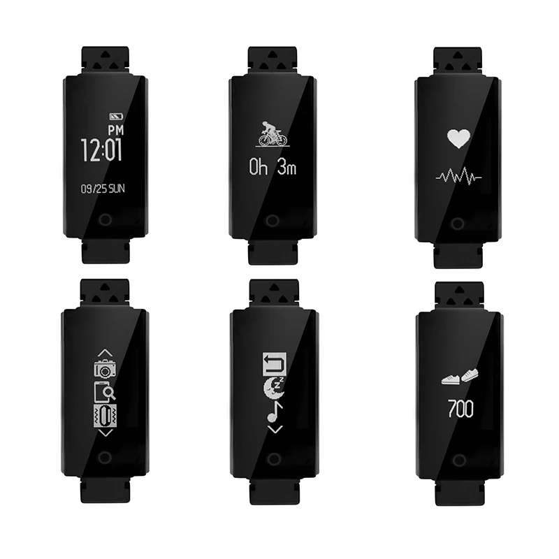 UWatch Новый Смарт Браслет Bluetooth 4 0 фитнес трекер сердечного ритма мониторы одежда