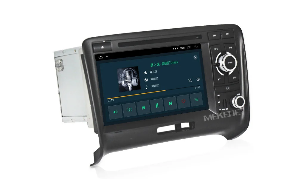 MEKEDE HD 1024x600 Android 9 2 DIN автомобильный DVD gps для Audi TT MK2 8J 2006 2007 2008 2009 2010 2011 2012 мультимедийный плеер радио