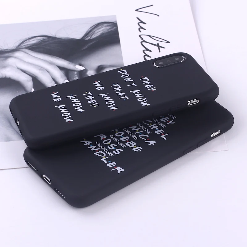 TV Show Friends Rachel Monica Latinas Sisters Melanin Soft Silicone Candy Case Coque For iPhone 11 6 8 8Plus X XS Max 7 7Plus