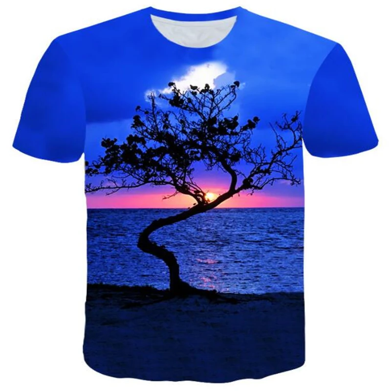 Модные Повседневные 2019 летние новые крутые мужские круглые шеи с коротким