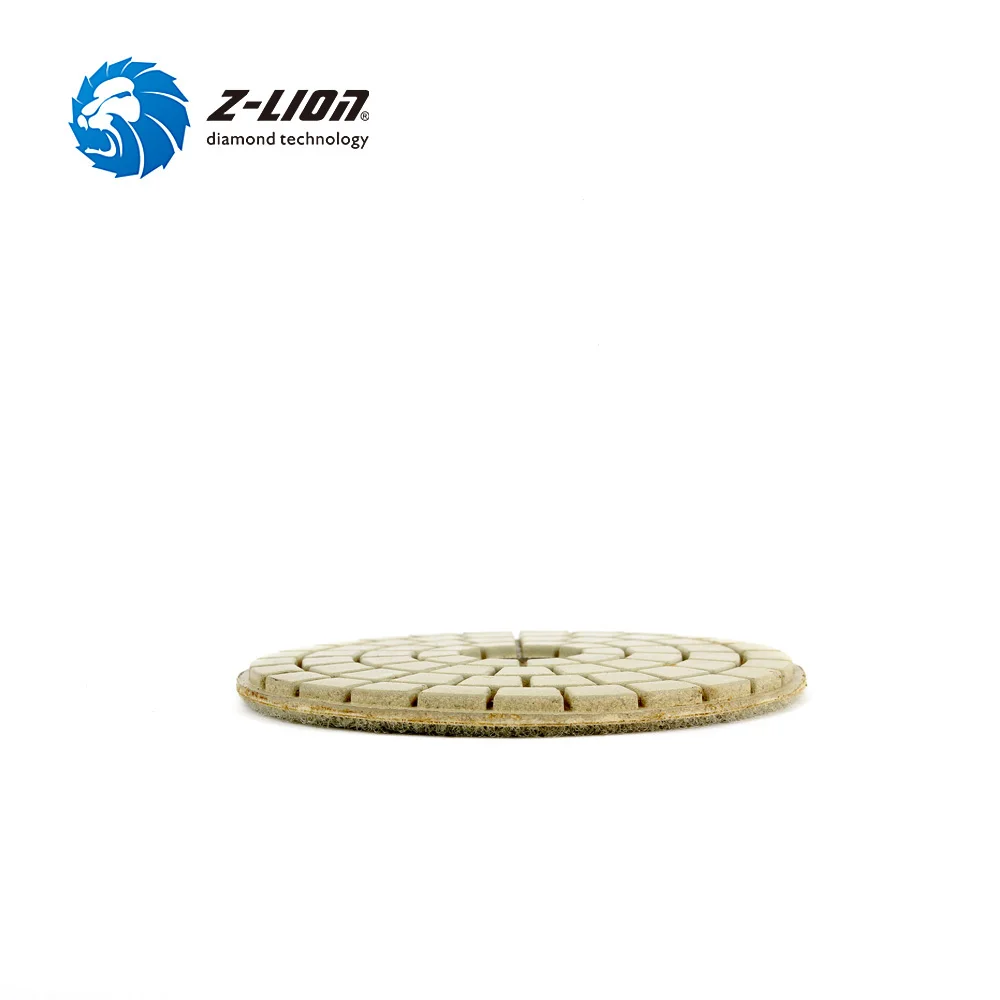 Алмазные накладки Z-LION 3 &quot полимерный Полировочный инструмент для гранита