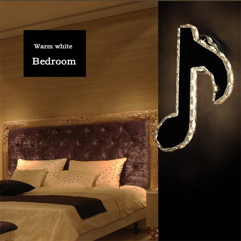 Персонализированный креативный настенный светильник со стразами в виде