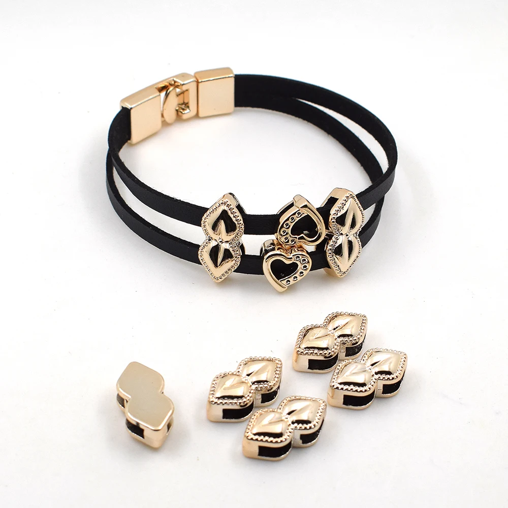 22/12 мм 20 шт. УФ покрытие розовое золото|clip diy|bracelet bucklediy rose gold |