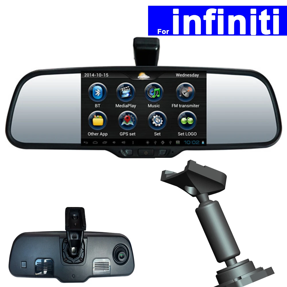 Автомобильное зеркало заднего вида 5 дюймов Android DVR GPS Navi для infiniti ESQ QX80 QX60 JX35 Q50 Q50L