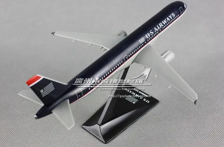 Модель самолета A321 из пластика 22 см подарок ребенку на день рождения | Игрушки и