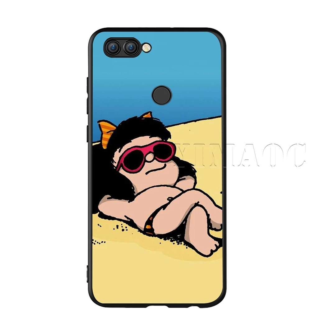Yimaoc Mafalda силиконовый чехол для Huawei Mate 10 P8 P9 P10 P20 Lite Pro P Y7 Y9 Smart Mini - Цвет: 9