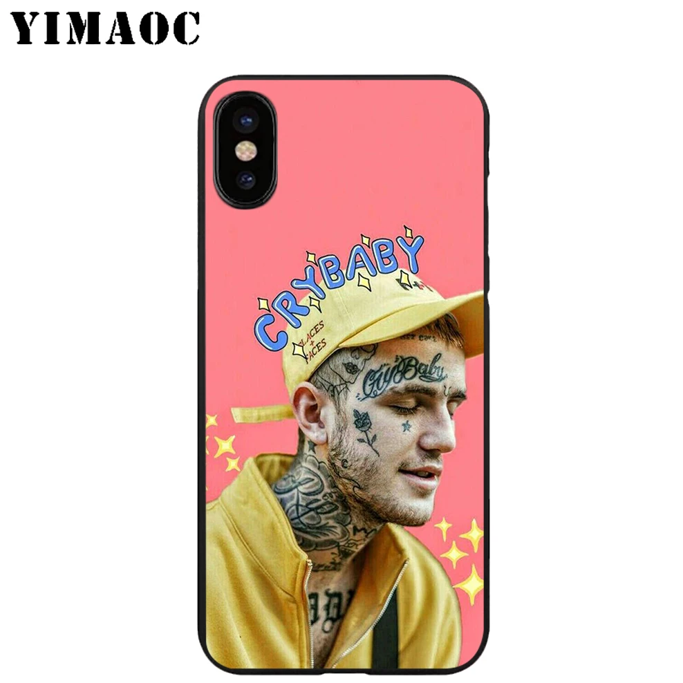 YIMAOC Lil открытый Мягкий ТПУ Черный силиконовый чехол для iPhone X или 10 8 7 6 6S Plus 5 5S SE Xr Xs