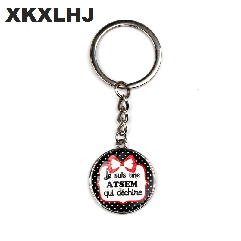Брелок XKXLHJ с модным цитатой Я хозяйка которая декорирует брелок ювелирные