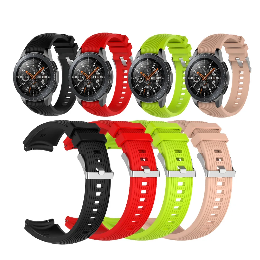 Силиконовый браслет на запястье ремешок для Samsung Galaxy Watch 42 мм SM R810 R815 R800 46 плечевой