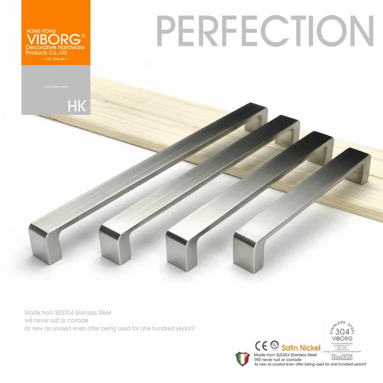 (3 шт.) 160 мм VIBORG Deluxe Solid Sus304 нержавеющая сталь отливка современный кухонный шкаф