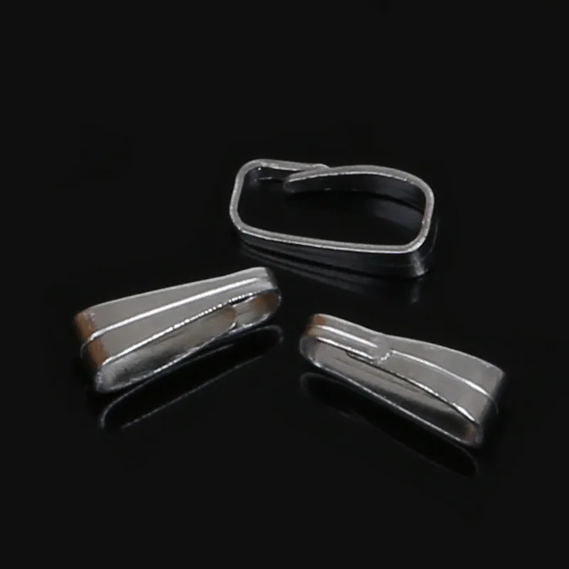 150 шт./лот зажимы для подвески ювелирные изделия из нержавеющей стали зажим