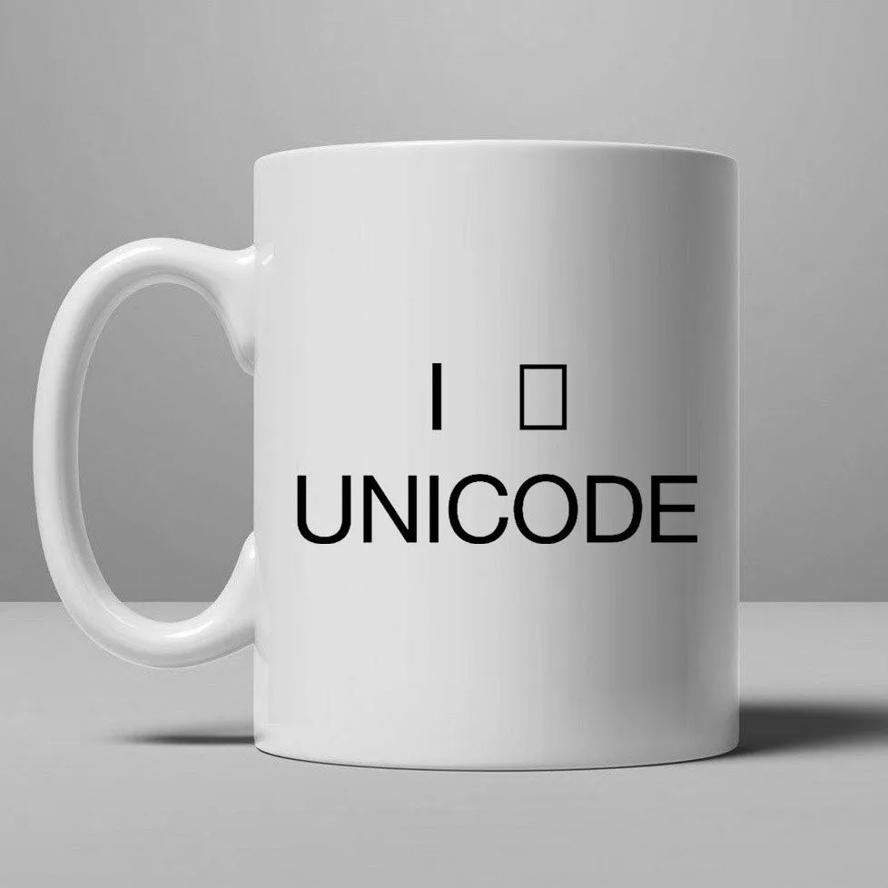I UNICODE кружки с научным юмором кофейные Керамические Новые фарфоровые пивные