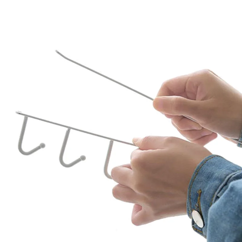 6 крюк под полкой кружки чашки хранения Кухня стеллаж для Mutifunctional