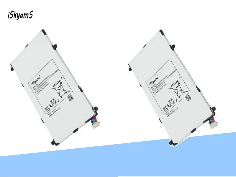 ISkyamS 2x4800 мА/ч T4800E запасная батарея для Samsung Galaxy Tab Tablet Pro 8 4 дюймов &quotT320 T321 T325 SM T320