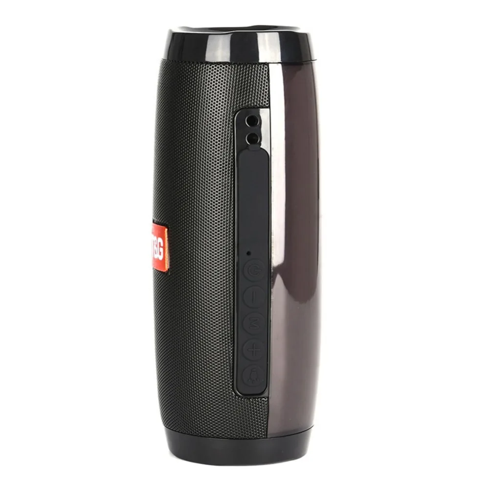 TG157 портативный цилиндрический Красочный Светодиодный светильник fm-радио стерео Bluetooth беспроводной динамик мини микро USB Bluetooth 4,2 динамик