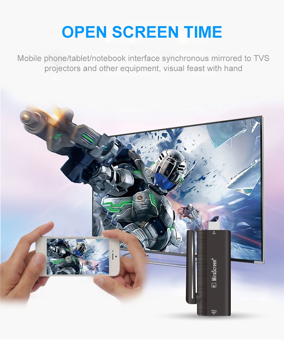 Оригинальный MiraScreen B4 беспроводной HDMI электронный ключ 2 4 ГГц полный 1080 P ТВ карта