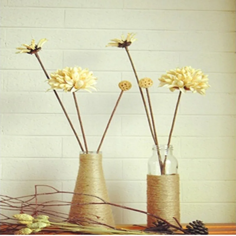 Сделай Сам 100 м Натуральный сизаль 2 мм Тэги в стиле рустик обмотка свадебное