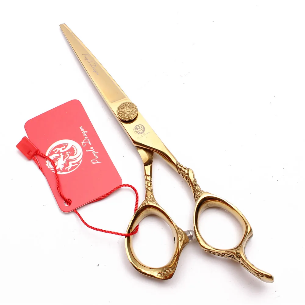 Парикмахерские ножницы 5 &quot16 см 440C фиолетовые Dragon Gold набор для стрижки