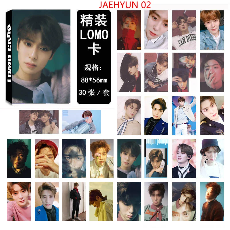 NCT TARIL YUTA CHENLE WINWIN 30 штук каждого BOSS TOUCH домашние ЛОМО коробки карты | Украшения и