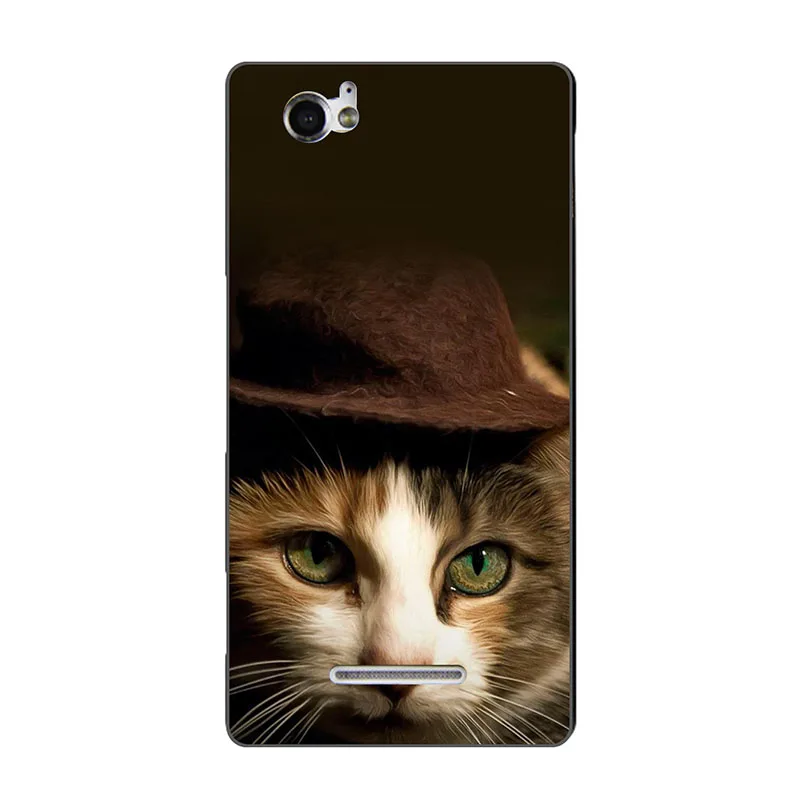 Милый модный чехол с цветочным рисунком для sony Xperia M Dual C1905 C1904 C2004 C2005, чехол с рисунком s, чехол для телефона, Fundas Coque Shell - Цвет: A124