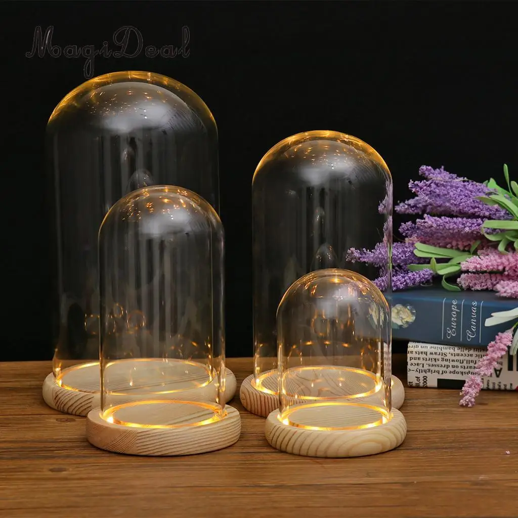 Прозрачная стеклянная полусфера magiideal для DIY крышка купольного покрытия Овальный