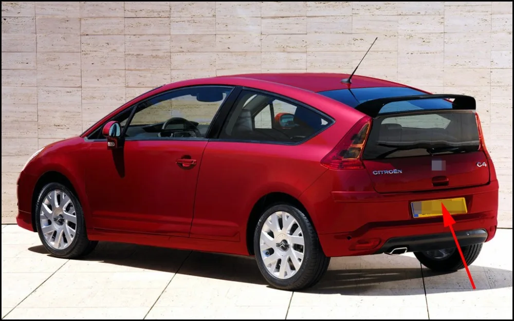 AUTONET HD камера заднего вида ночного видения для Citroen C4 Coupe 2004~ 2010 CCD/камера номерного знака