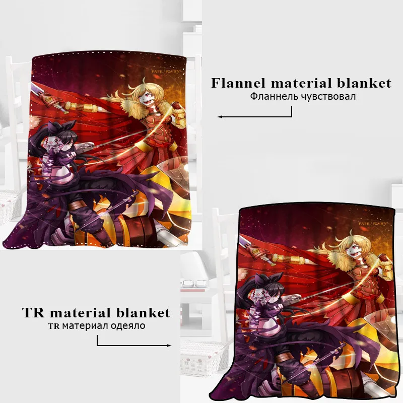 Новое прибытие Fate Zero Saber одеяла 3D печать мягкое одеяло бросок на