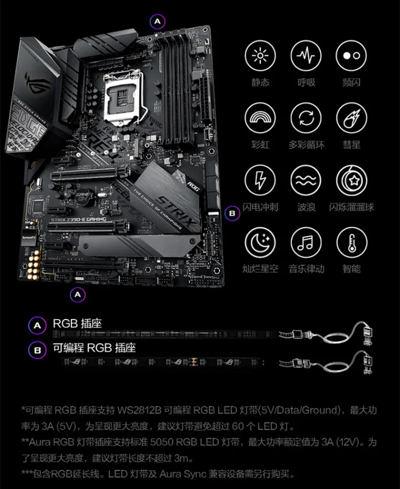 ASUS ROG STRIX Z390-F игровая доска поддерживает I9 9900K 9700K б/у 95% Новинка