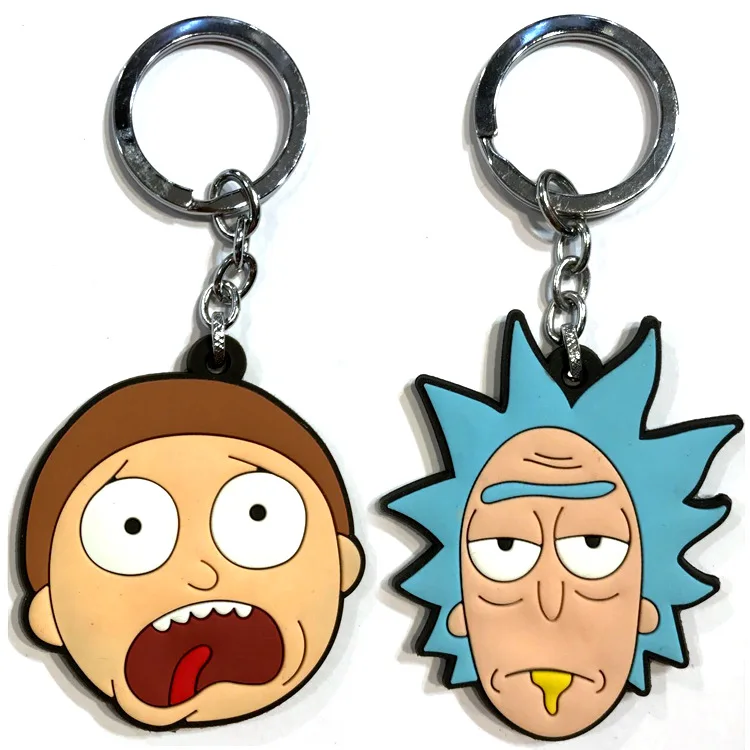 Модель коллекции Rick And Morty брелок с игрушкой Pickle Rick брелок для ключей фигурка Q Edition сумка брелок на подарок игрушка