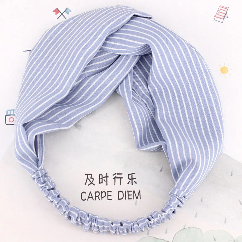 Хит женские аксессуары для волос модная повязка на голову ткань крестик бохо